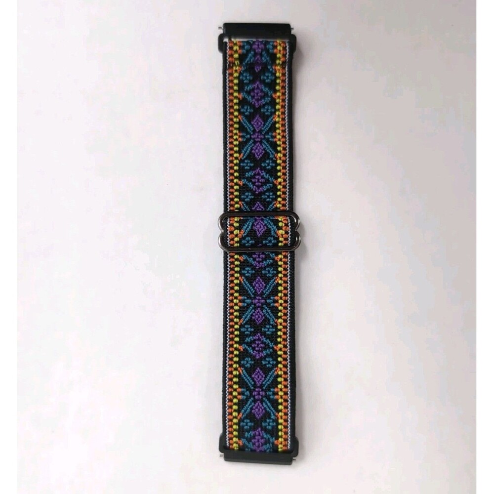 Southwest Style Stretchy Adjustable Nylon Replacement Band For Fitbit Versa